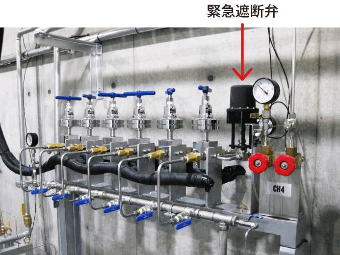 メタンガス用減圧装置